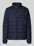 BOSS Steppjacke mit Stehkragen Modell 'Cenitos' in Marine, Größe 50