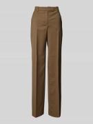 BOSS Straight Fit Stoffhose aus Schurwolle Modell 'Tilda' in Cognac, G...