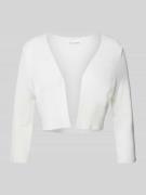 Jake*s Cocktail Bolero mit 3/4-Arm in Offwhite, Größe 46