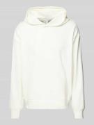 ADIDAS SPORTSWEAR Hoodie mit Strukturmuster in Offwhite, Größe L