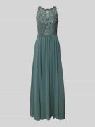 Hey Kyla Abendkleid mit Spitzenbesatz in Lind, Größe 36