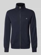 Gant Regular Fit Sweatjacke mit Label-Stitching Modell 'SGIELD' in Mar...