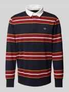 Gant Sweatshirt mit Label-Stitching in Marine, Größe L