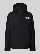 The North Face Windbreaker mit Label-Stitching in BLACK, Größe L