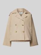 B.Young Trenchcoat mit Reverskragen Modell 'Calea' in Sand, Größe 36