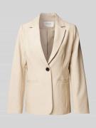 B.Young Blazer mit Leistentaschen Modell 'Danta' in Beige, Größe 34