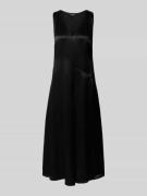 Weekend Max Mara Midikleid mit V-Ausschnitt Modell 'CIMA' in Black, Gr...