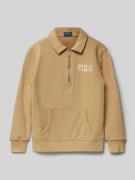 Polo Ralph Lauren Kids Sweatshirt mit Label-Stitching in Beige, Größe ...