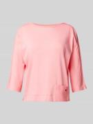 Marc Cain T-Shirt mit 3/4-Arm in Pink, Größe 44