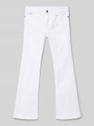 Calvin Klein Jeans Flared Jeans im 5-Pocket-Design in Weiss, Größe 152