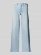 Only Loose Fit Wide Leg Jeans aus Baumwoll-Mix Modell 'MADISON' in Hel...