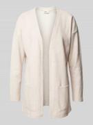 Only Regular Fit Cardigan mit Baumwolle Modell 'MATTY' in Beige Melang...