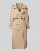 Only Regular Fit Trenchcoat mit Reverskragen Modell 'CHLOE' in Sand, G...