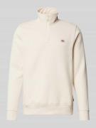 Dickies Sweatshirt mit Stehkragen in Offwhite, Größe L