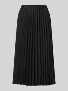 Tommy Hilfiger Midirock mit elastischem Bund in Black, Größe 44