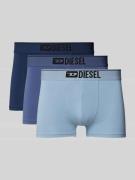 Diesel Trunks mit elastischem Logo-Bund im 3er-Pack in Dunkelblau, Grö...