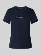 Tom Tailor Regular Fit T-Shirt aus reiner Bio-Baumwolle in Marine, Grö...