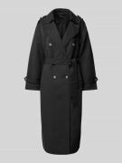 Vero Moda Taillierter Trenchcoat mit Riegeln Modell 'CHLOE' in Black, ...