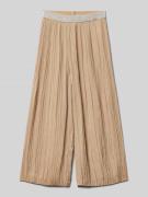 s.Oliver RED LABEL Loose Fit Weite Hose mit Effektgarnbund in Camel, G...