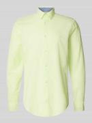 Tom Tailor Regular Fit Freizeithemd aus Chambray in Neon Gelb, Größe S