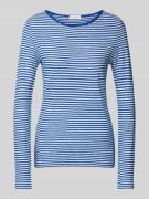 Marc O'Polo Regular Fit Langarmshirt aus reiner Baumwolle mit Streifen...