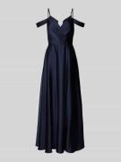 Laona Abendkleid mit Herz-Ausschnitt in Dunkelblau, Größe 42