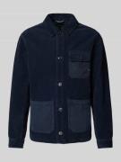 Scotch & Soda Cordjacke mit aufgesetzten Taschen in Marine, Größe L