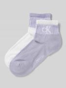 Calvin Klein Jeans Sneakersocken mit elastischem Rippenbündchen im 2er...