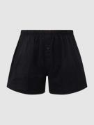 Hanro Boxershorts aus merzerisierter Baumwolle in Black, Größe L