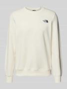 The North Face Sweatshirt mit Label-Print in Offwhite, Größe L