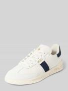 Polo Ralph Lauren Ledersneaker mit Label-Details in Weiss, Größe 38