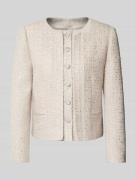 Emporio Armani Regular Fit Blazer mit Woll-Anteil in Sand, Größe 42