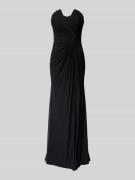 Mascara Abendkleid mit Knoten-Detail in Black, Größe 40