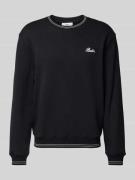 Balr. Sweatshirt mit Label-Stitching in Black, Größe L
