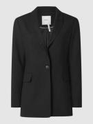 s.Oliver BLACK LABEL Blazer aus Viskosemischung in Black, Größe 34