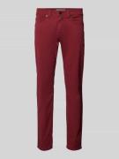 Pierre Cardin Tapered Fit Hose im 5-Pocket-Design Modell 'LYON' in Rot...