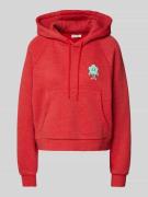 American Vintage Hoodie mit Motiv-Print Modell 'DOVEN' in Rot, Größe S