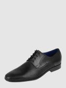 bugatti Schnürschuhe aus Leder Modell 'Mattia' in Black, Größe 40