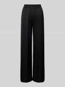 Emily Van den Bergh Loose Fit Stoffhose aus reiner Viskose in BLACK, G...
