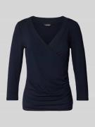 Lauren Ralph Lauren Longsleeve in Wickel-Optik Modell 'ALAYJA' in Dunk...