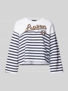 Lauren Ralph Lauren Sweatshirt mit Label-Stitching Modell 'JAMARIE' in...