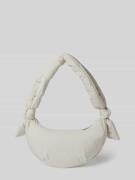 LEFRIK Handtasche mit Knotendetails Modell 'BIWA' in Weiss, Größe 1