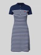 Polo Ralph Lauren Knielanges Polokleid mit Logo-Stitching in Marine, G...