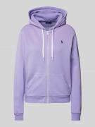 Polo Ralph Lauren Sweatjacke mit Kapuze in Lila, Größe XS