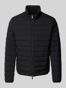 Emporio Armani Steppjacke mit Stehkragen in Black, Größe 48