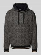 EA7 Emporio Armani Hoodie mit Kapuze in Black, Größe L