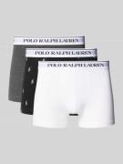 Polo Ralph Lauren Underwear Trunks mit elastischem Logo-Bund im 3er-Pa...