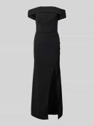 SISTAGLAM Abendkleid mit Gehschlitz Modell 'CAREY' in Black, Größe 34