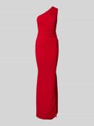 SISTAGLAM Abendkleid mit One-Shoulder-Träger Modell 'Armani' in Rot, G...