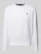 Polo Ralph Lauren Comfort Fit Sweatshirt aus Baumwoll-Mix in Weiss, Gr...